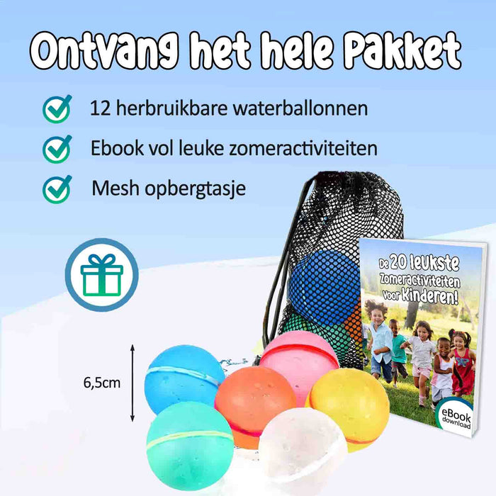 12 waterballonnen herbruikbaar