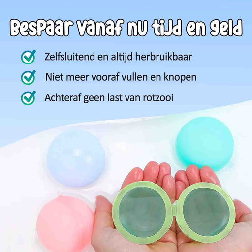 Bespaar tijd en geld met herbruikbare waterballonnen